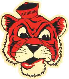 Auburn -Tiger Head